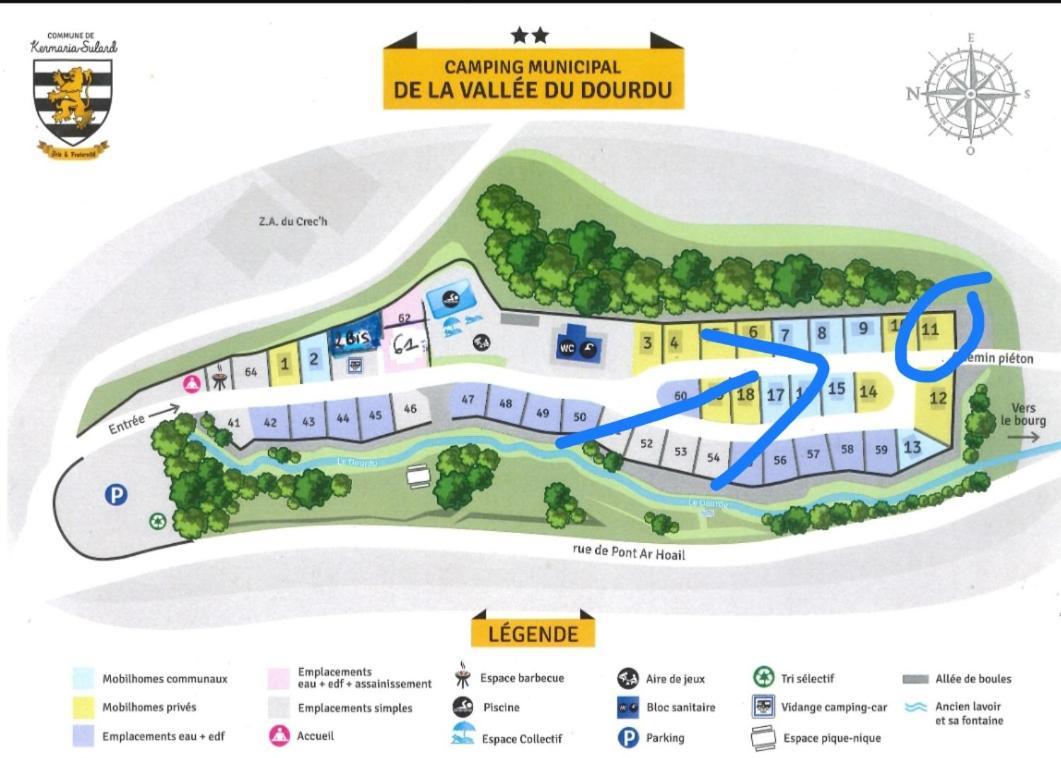 Mobil-Home Dans Camping Municipal Kermaria-Sulard Exterior foto
